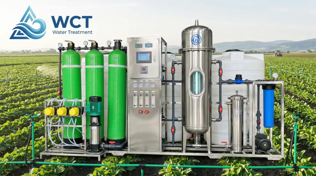 de traitement de l'eau agricole