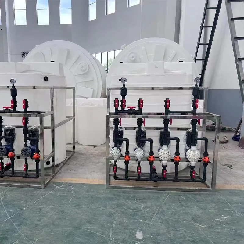 Équipement de dosage chimique pour le traitement de l'eau municipale (2)