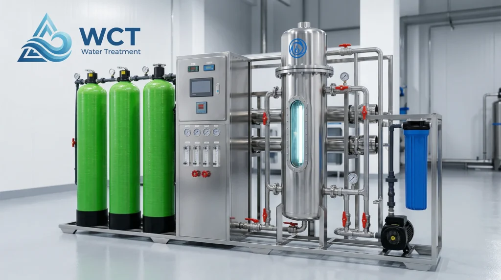 système de traitement d'eau UV commercial