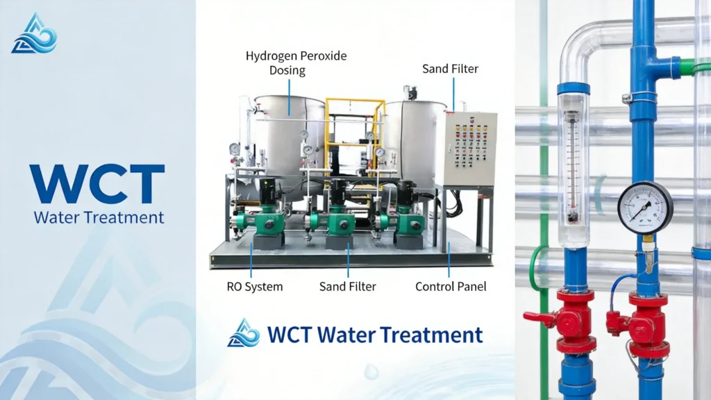 traitement de l'eau au peroxyde d'hydrogène