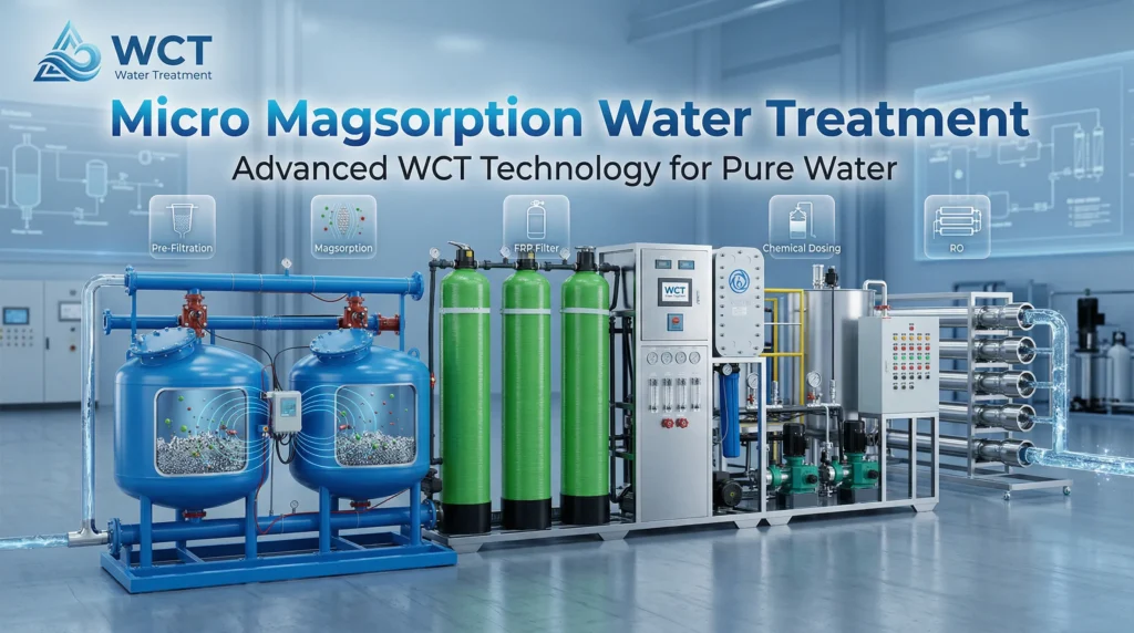 le traitement de l'eau par micro-magnéto-adsorption