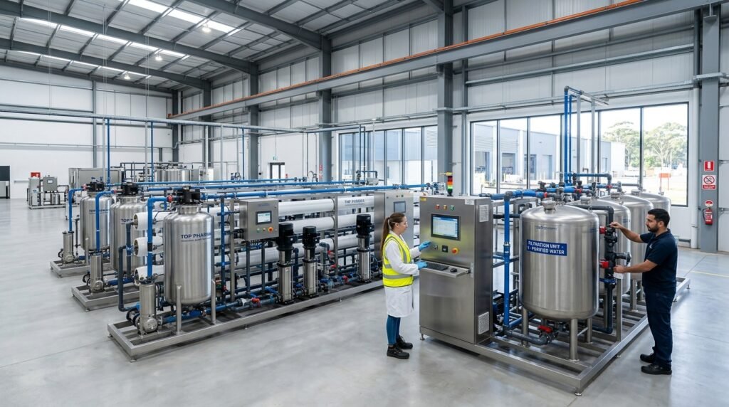 meilleure entreprise de traitement de l'eau industrielle pour la fabrication pharmaceutique