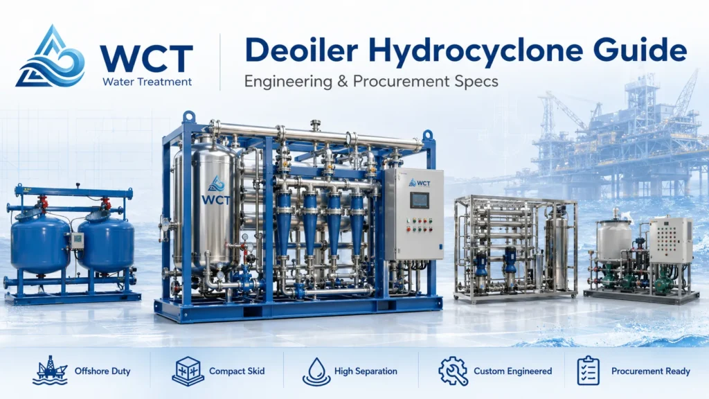 Guide hydrocyclone de débourbage Spécifications d'ingénierie et d'approvisionnement