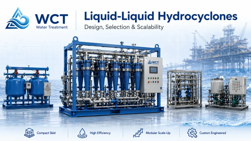 Conception, sélection et évolutivité des hydrocyclones à liquide-liquide