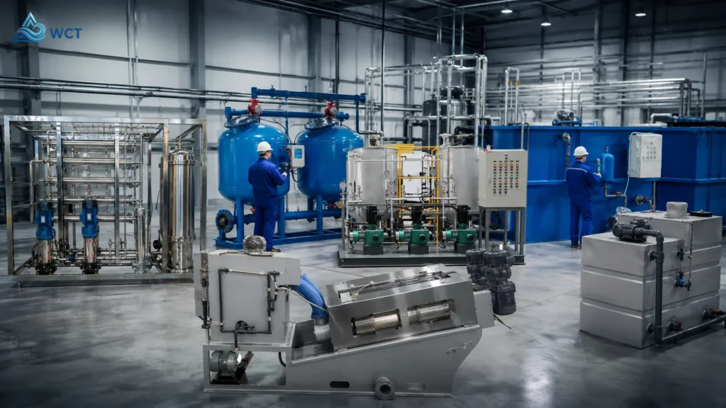 Procédés de traitement des eaux usées chimiques industrielles et réactifs